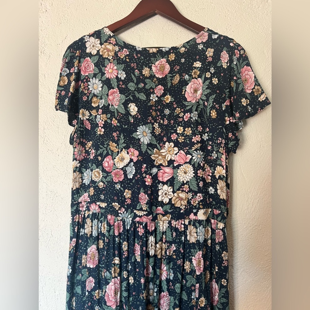 Auguste the Label Spring Rose Wylde Maxi Dress Navy - Picture 7 of 13